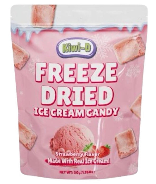Freeze Dried Strawberry Ice Cream