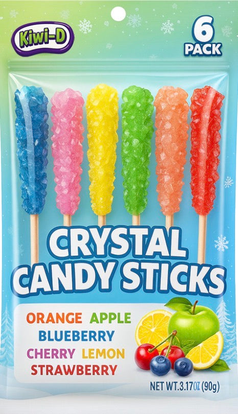 Crystal Candy Sticks 6 Pack