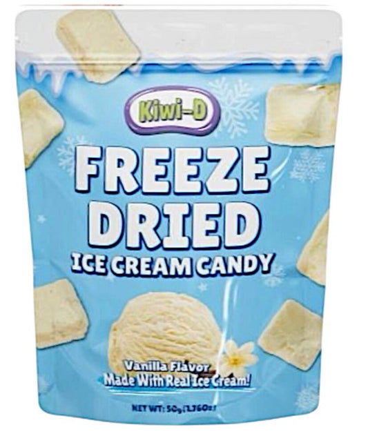 Freeze Dried vanilla ice cream